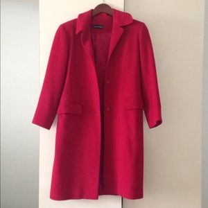 Bergdorf Goodman Red coat Size 6P